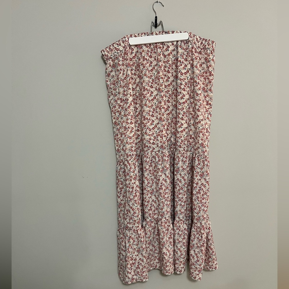 Modcloth Floral Print Maxi Skirt